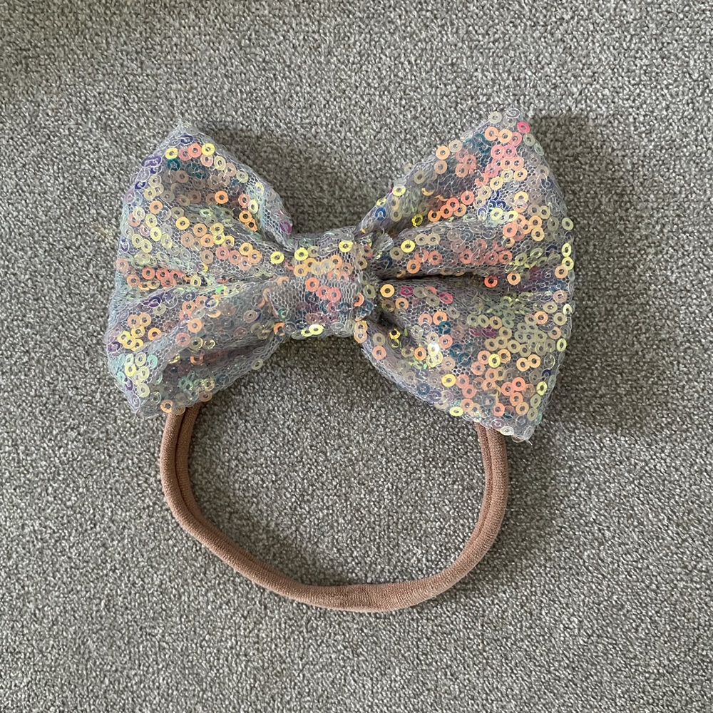 Handmade baby bow headband